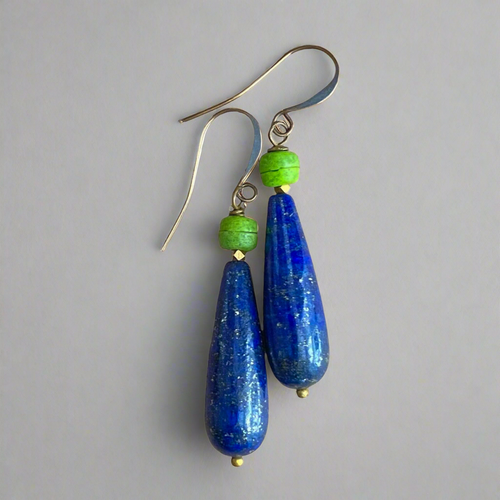 Lapis Teardrop Earrings