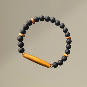 Black and Tan Bracelet