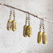 Load image into Gallery viewer, Braided Bell Earrings