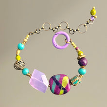 Load image into Gallery viewer, Lavender Song Kazuri Bracelet