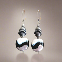 Load image into Gallery viewer, Wavy Kazuri Earrings