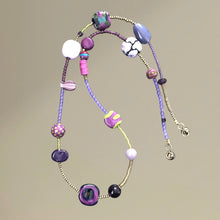 Load image into Gallery viewer, Lavender Sweets Kazuri Necklace