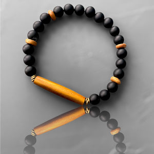 Black and Tan Bracelet