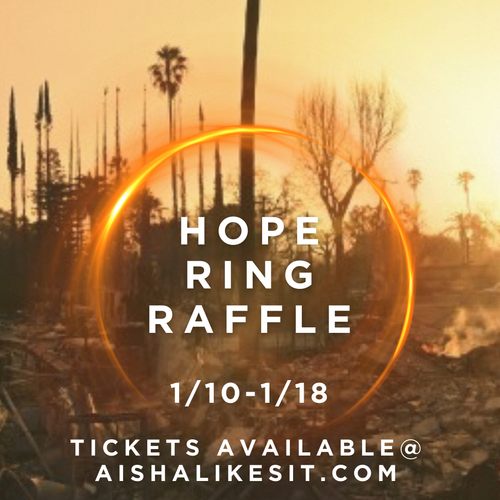 Hope Ring Raffle Ticket: An Aisha Likes It  Fundraiser