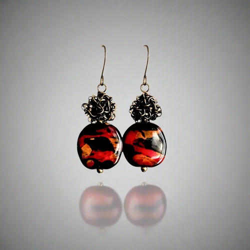 Chaos Kazuri Earrings