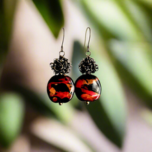 Load image into Gallery viewer, Chaos Kazuri Earrings