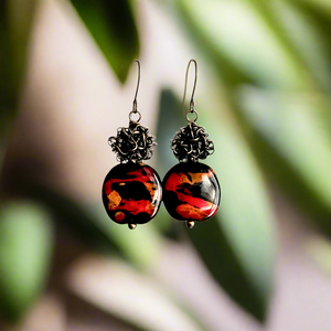 Chaos Kazuri Earrings