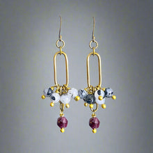 Load image into Gallery viewer, Sugar Plum Crane Earrings