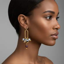 Load image into Gallery viewer, Sugar Plum Crane Earrings