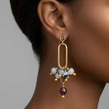 Load image into Gallery viewer, Sugar Plum Crane Earrings