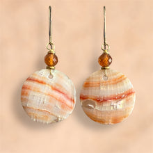 Load image into Gallery viewer, Red Moon Earrings