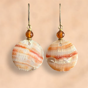 Red Moon Earrings