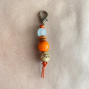 African Beaded Key Fob