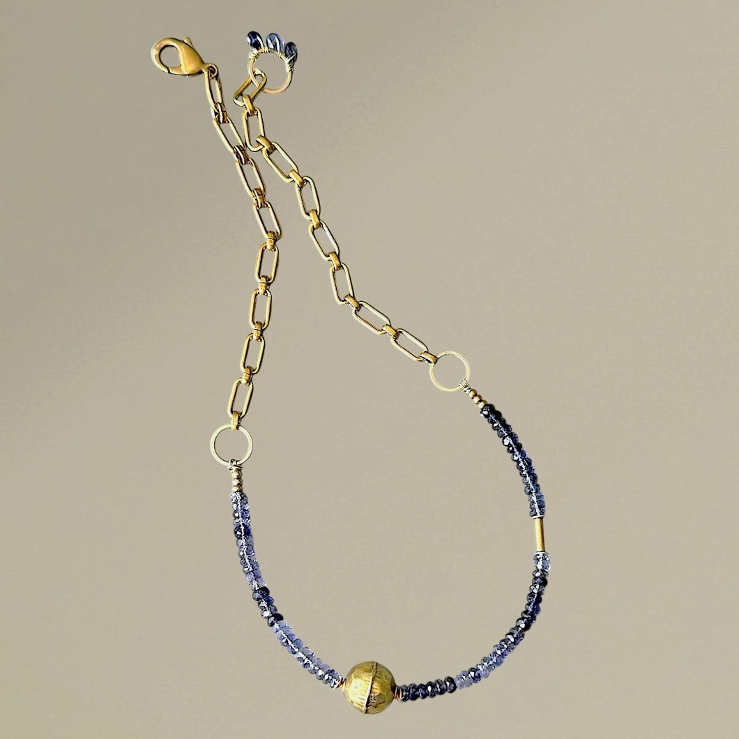 Iolite Gradient Necklace