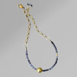 Iolite Gradient Necklace