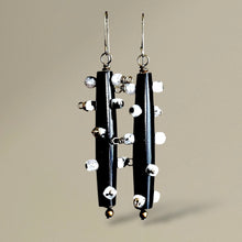 Load image into Gallery viewer, Gemstone Bantu Knot Earrings: Moonstone