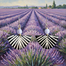 Load image into Gallery viewer, Lavender Moon Earrings