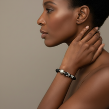 Load image into Gallery viewer, Obsidian Moon Bracelet