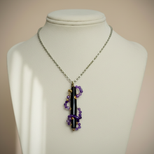 Load image into Gallery viewer, Necklace with a pendant on a mannequin bust against a beige background