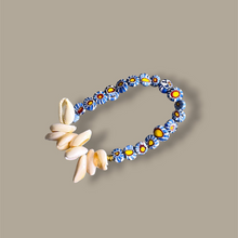 Load image into Gallery viewer, Sea Bloom Cowrie Millefiori Bracelet