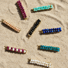 Load image into Gallery viewer, Small Tides: Gemstone Hair Barrettes