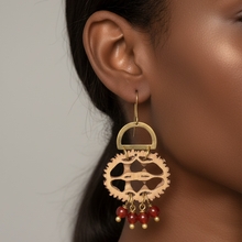 Load image into Gallery viewer, Black Oak Carnelian Earrings