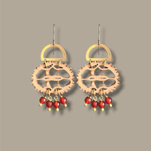 Load image into Gallery viewer, Black Oak Carnelian Earrings
