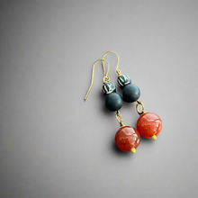 Load image into Gallery viewer, Carnelian Drop Earrings
