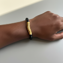Load image into Gallery viewer, Black is Gold Bracelet