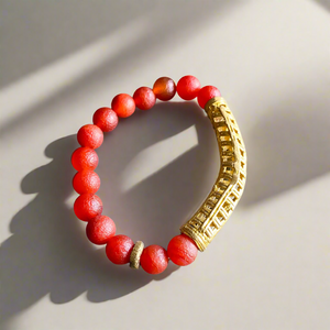 Firebrand Gobi Agate Bracelet