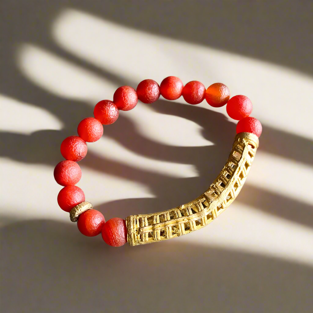 Firebrand Gobi Agate Bracelet