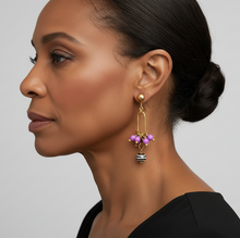 Load image into Gallery viewer, Lavender Crane Earrings