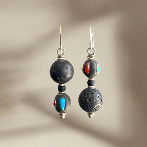 Ethnic Dot Earrings