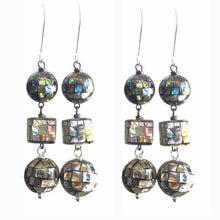 Load image into Gallery viewer, Dangling Disco Ball Earrings