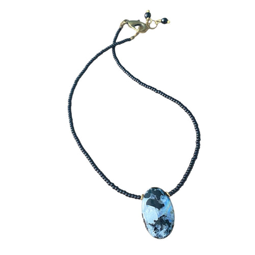 By the Stars Moonstone Necklace