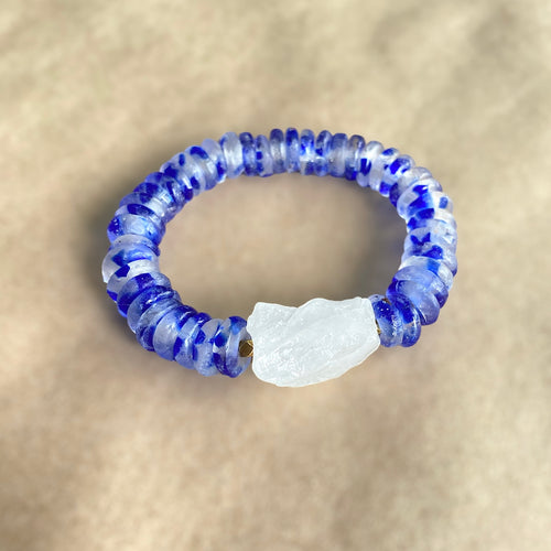 Blue Wave Rocks Bracelet