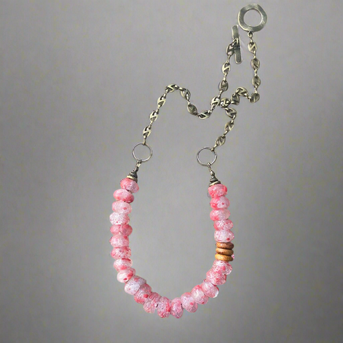 Chaînés Necklace- Strawberry Ice