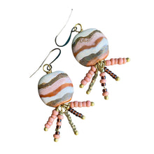 Load image into Gallery viewer, Pink Sparklers Kazuri Earrings