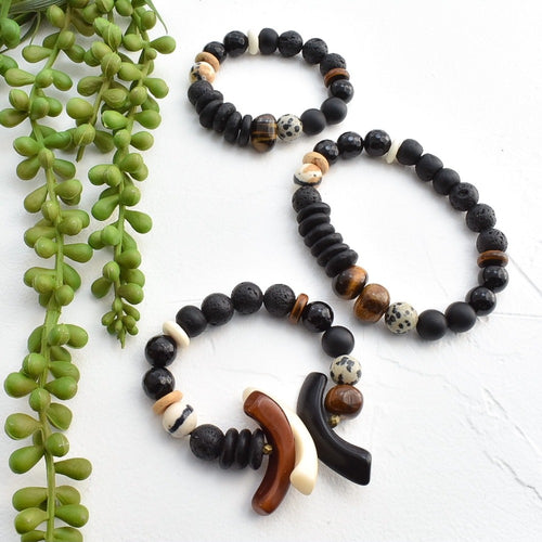 Custom Family/Memorial Bracelet Set for R.A.