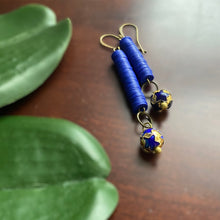 Load image into Gallery viewer, Blue Star Earrings