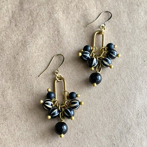 Harlequin Crane Earrings