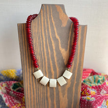 Load image into Gallery viewer, Red Wedding Necklace