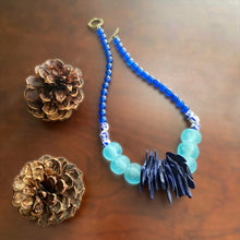 Load image into Gallery viewer, Coco Blue Statement Necklace
