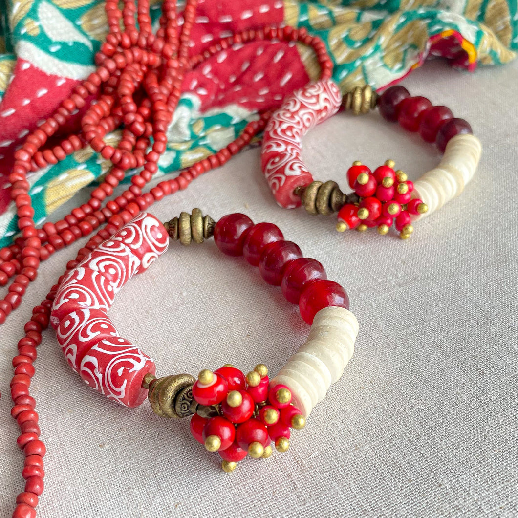 Red Abundance Bracelet, Limited Edition