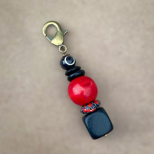 African Beaded Key Fob