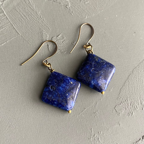 Lapis Kite Earrings