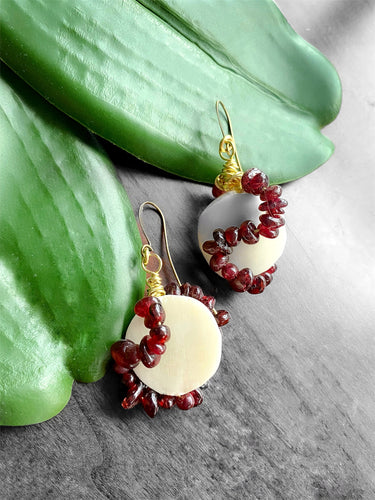 Red Road Garnet Earrings