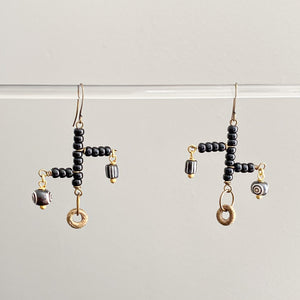 Balancing Act II Earrings: Bullseye