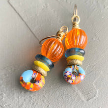 Load image into Gallery viewer, Tangerine Bauble Earrings