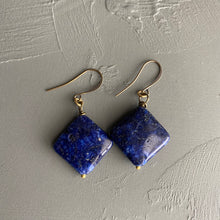 Load image into Gallery viewer, Lapis Kite Earrings